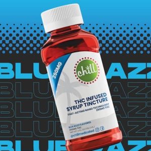 Blue Razz 250mg THC Syrup Tincture Helsinki